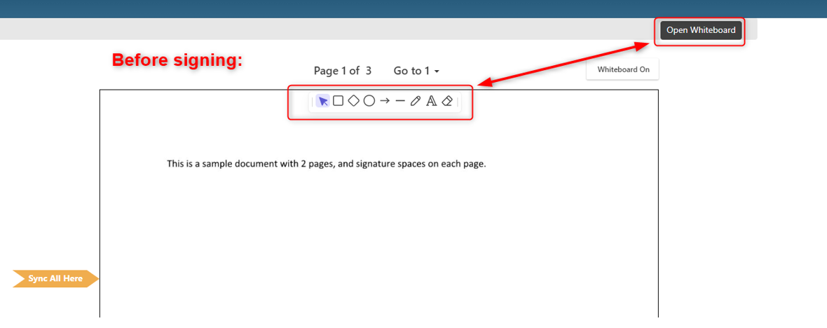 Start Identity Proofing Button with Secured Signing